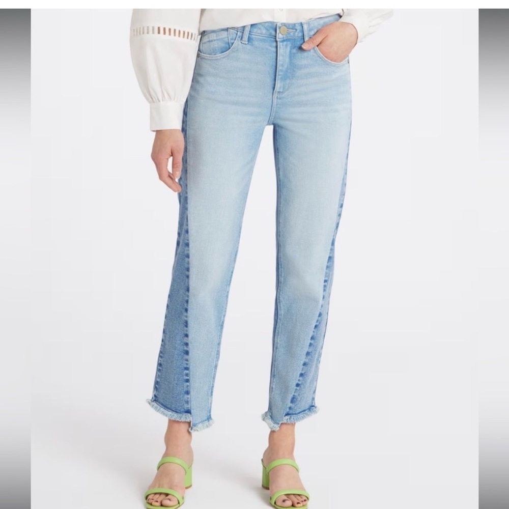 Democracy Ab Solution Two-Toned Blue Women's Jeans Size 10
